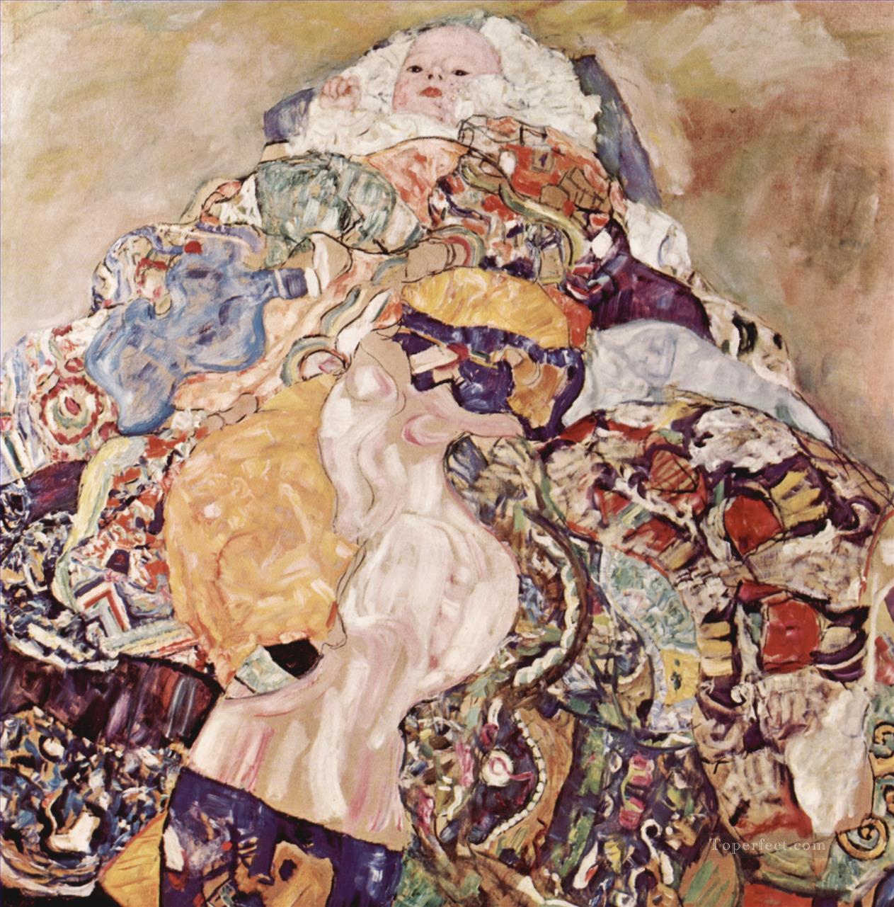 Baby 3 Gustav Klimt Oil Paintings